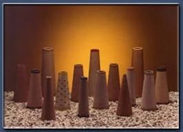 Kraft paper cones